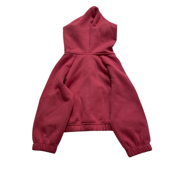 WONDER NATION Girl 2 Piece Jogging Suit NWT Size 12M Pink Activewear Travel Hood - Picture 3 of 13